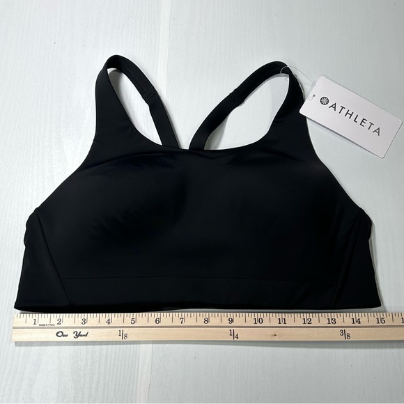 Athleta Advance Bra Black NWT Adjustable Size 38B - Picture 5 of 12